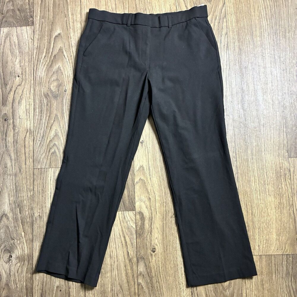 NWT Black SAG HARBOR Stretch Petite Pants Women’s Size 10 Straight Leg Career